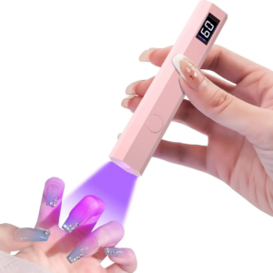 Handheld Nail Line Light Small Portable Nail Storage Cordless Mini UV Nail Lamp (Portable Gel Nail Dryer)